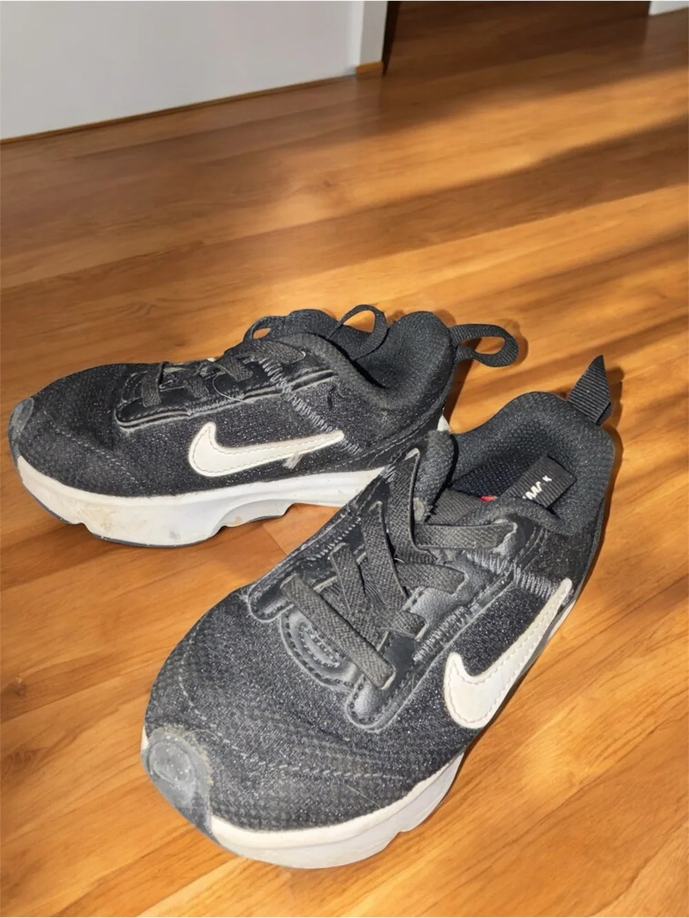 Nike Kids Black and White Air-Style Sneakers